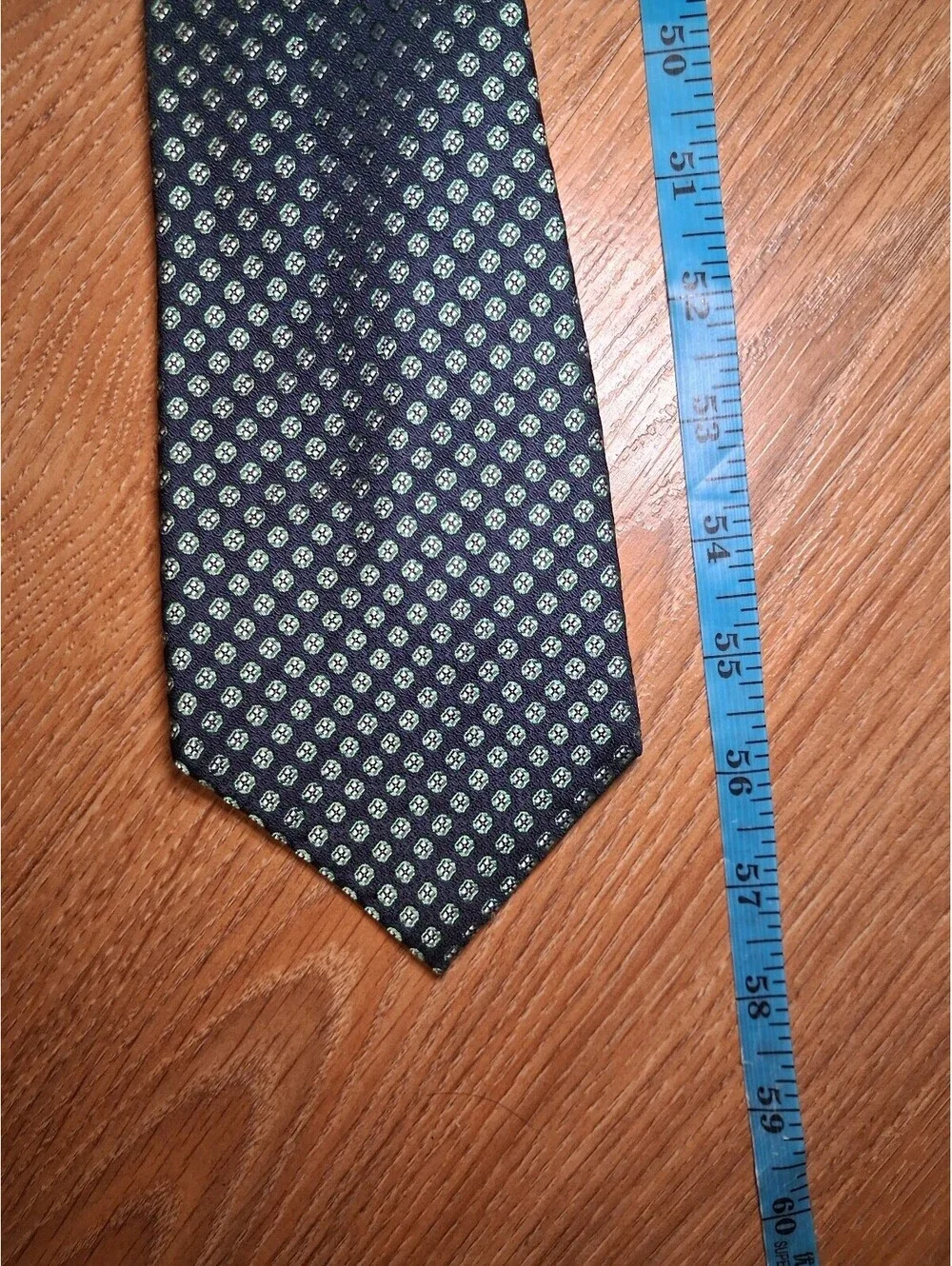 J Crew Silk Tie Navy Multicolor Floral Wide Handmade in USA